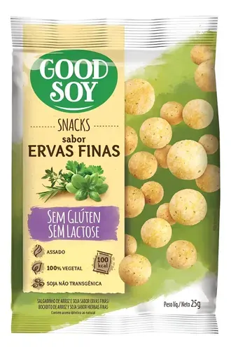 Snack de Soja Ervas Finas Belive 25g