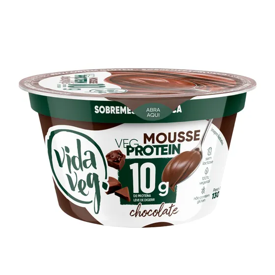 Veg Protein Mousse de Chocolate VidaVeg 130g