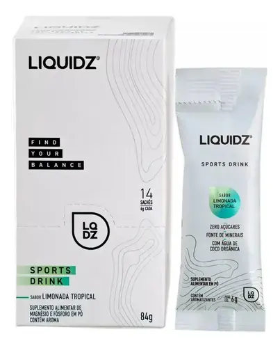 Liquidz Limonada Tropical 14 Sachês de 5g