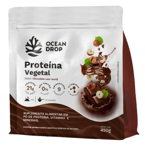 Proteína Vegetal Chocolate com Avelã (Display com 15)