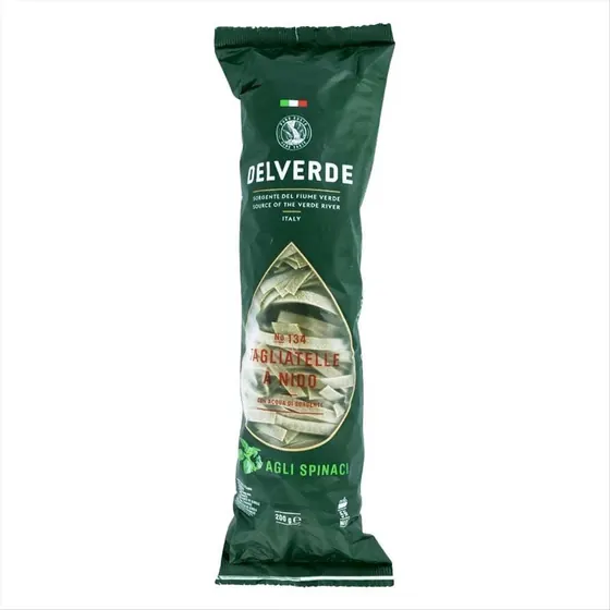 Tagliatelle com Espinafre Delverde 200g