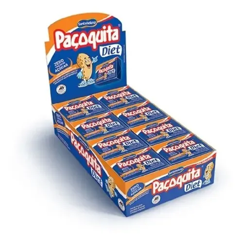 Paçoquita Quadrada Diet Santa Helena 432g (24 unidades)