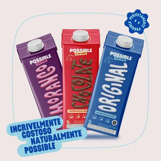 Bebida Vegetal de Amêndoa Possible 1L