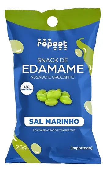 Edamame Snack Sal Marinho Repeat 28g