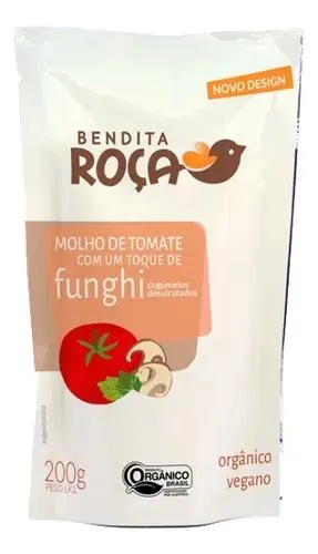 Molho de Tomate com Funghi Bendita Roça 200g