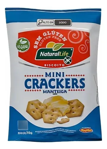 Mini Crackers de Manteiga Vegana Kodilar