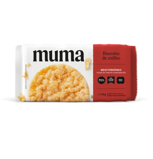 Biscoito de Milho Mediterrâneo Muma 65g