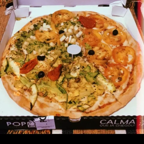 Pizza Vegana de Abobrinha Congelada Pop Vegan