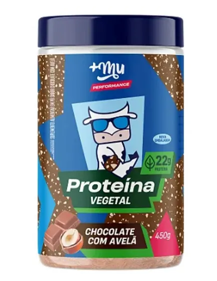 Proteína Vegetal Chocolate com Avelã +Mu 450g