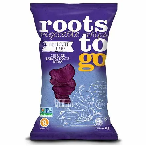 Chips de Batata Doce Roxa Roots To Go 45g