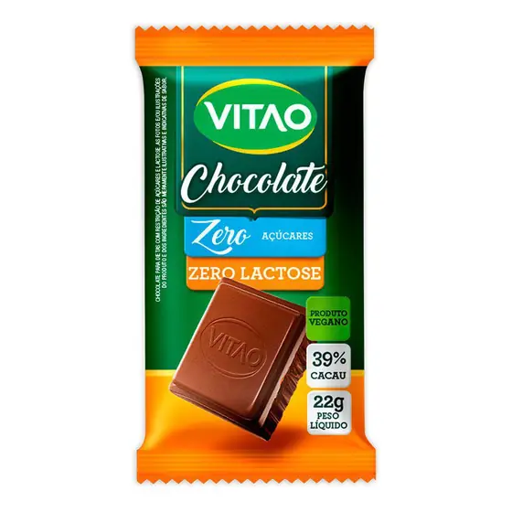 Chocolate Zero Lactose Vitao 22g