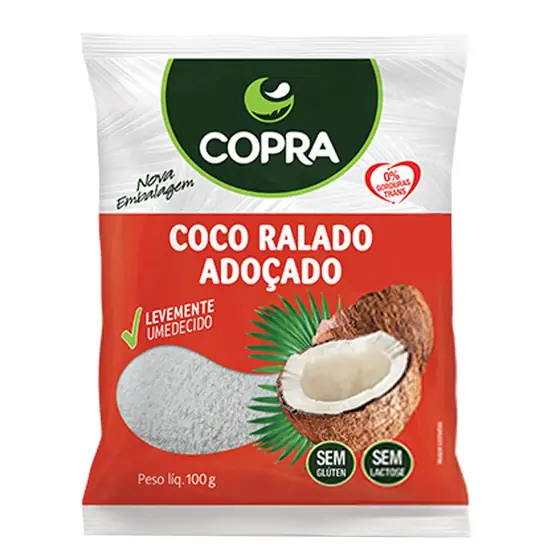 Coco Ralado Adoçado Copra 100g