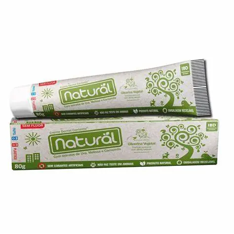 Pasta de Dente Natural Extrato de Uva, Melissa e Camomila 80g