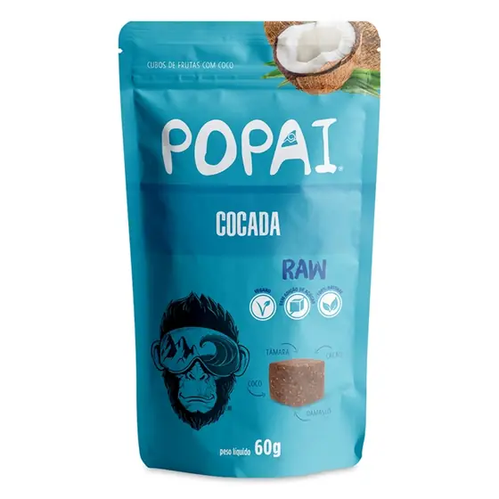 Cubos Energéticos Cocada Popai 50g