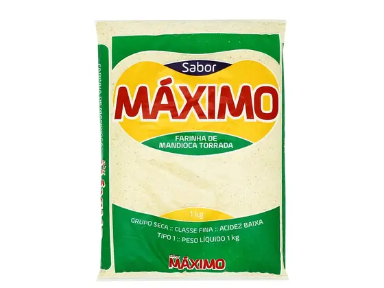 Farinha de Mandioca Torrada Máximo 1kg