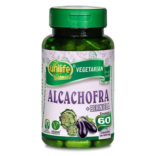 Alcachofra com Berinjela Unilife 60 cápsulas