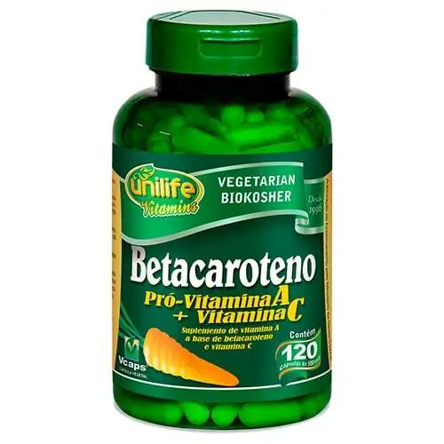 Betacaroteno Unilife 120 cápsulas