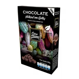 Chocolate em Gotas 70% Ouro Moreno 200g