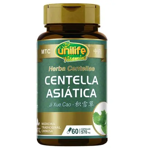 Centella Asiática Unilife 60 cápsulas