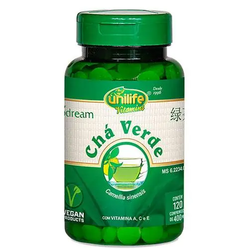 Chá Verde Unilife 120 comprimidos